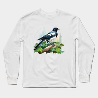 Magpie Long Sleeve T-Shirt